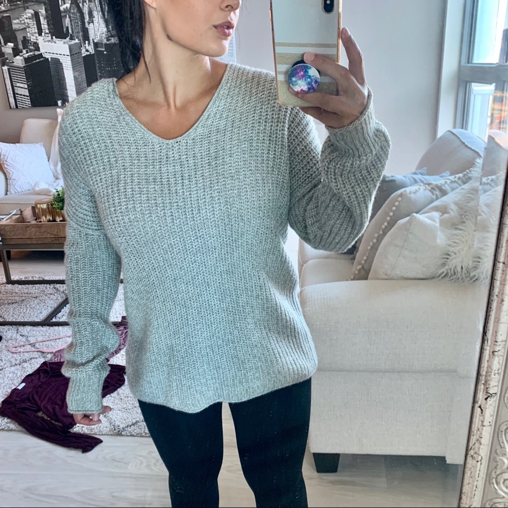 Gray sweater size small